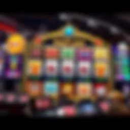 Visual representation of slot game features