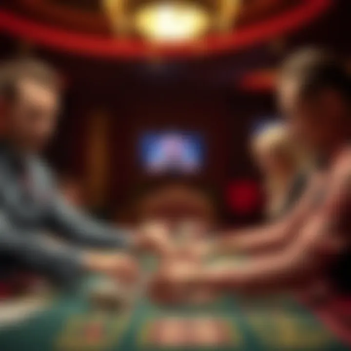 Illustration of baccarat game strategies