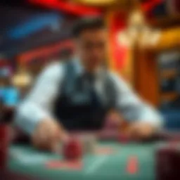 Illustration of strategic betting in baccarat