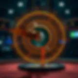 Conceptual representation of bat spin in betting