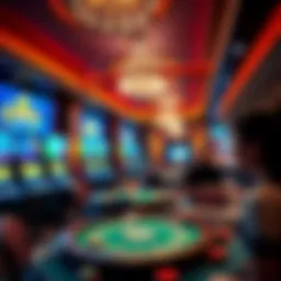 Luxurious online live casino environment