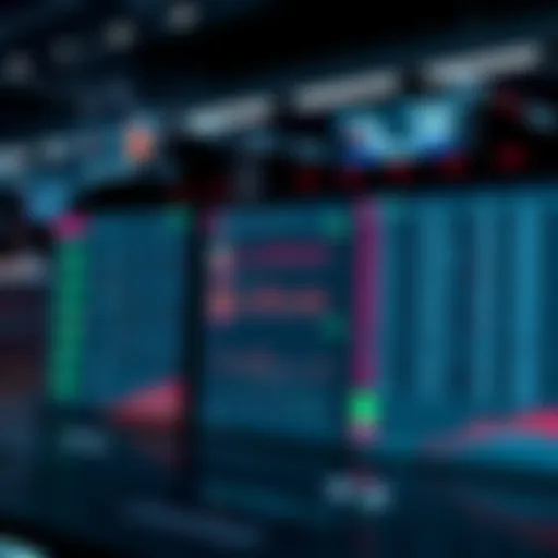 Overview of a betting interface