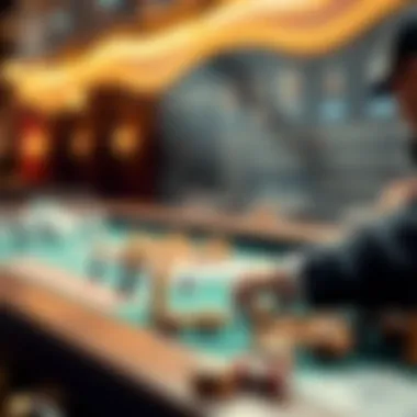 A conceptual depiction of strategic betting techniques