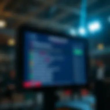 Strategic betting tips displayed on a digital screen