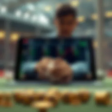 Visual representation of betting strategies