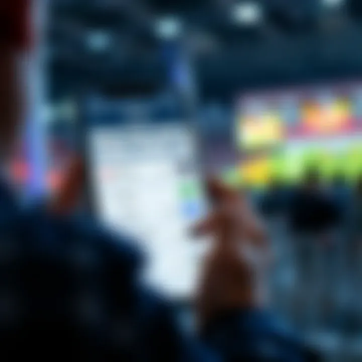 Exploring the Betwinner App Interface User interface of Betwinner app showcasing betting options