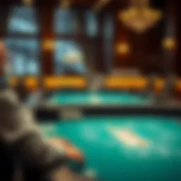 Strategic layout of a blackjack table