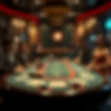 Historical representation of blackjack game evolution