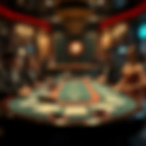 Historical representation of blackjack game evolution