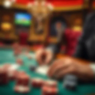 Illustration of double betting advantages in blackjack