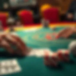 Illustration depicting the basic rules of Blackjack