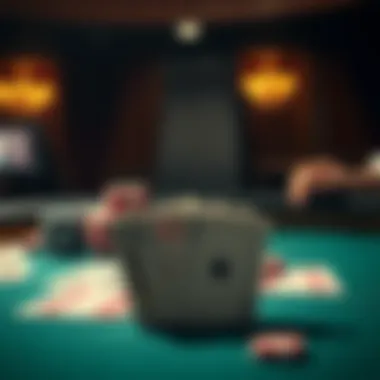 Exploring Strategic Elements in Blackjack Strategic elements of blackjack illustrated with cards and tactics.