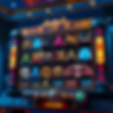 Interface of the Book of Ra Slot Game Graphic representation of the Book of Ra slot game interface