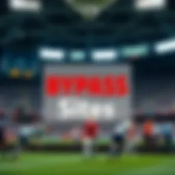 Concept of bypass sites in betting