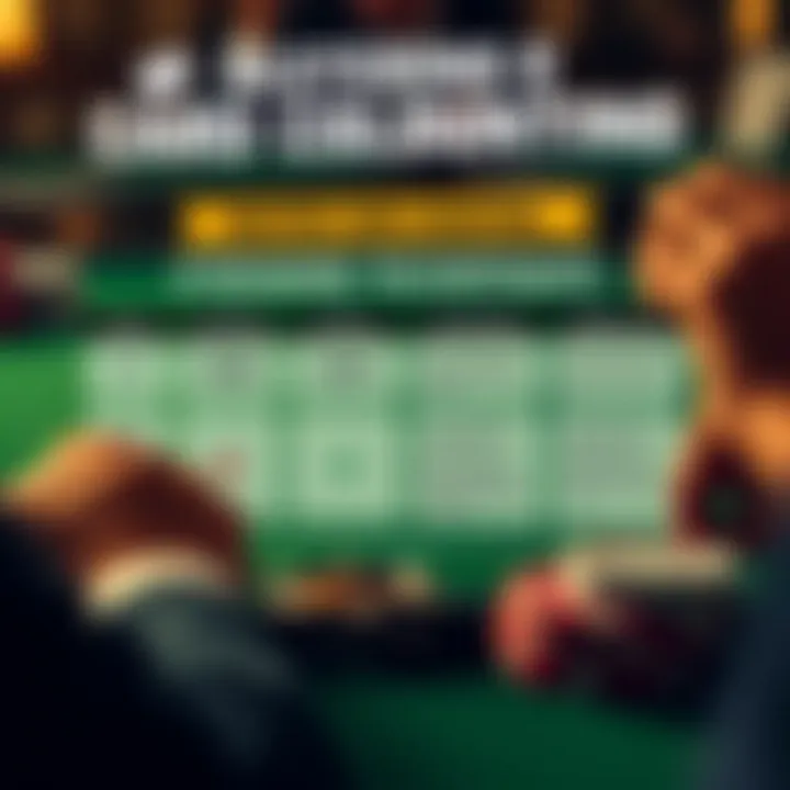 Infographic on card counting techniques