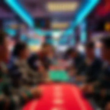 Vibrant Community Event A vibrant offline casino community event