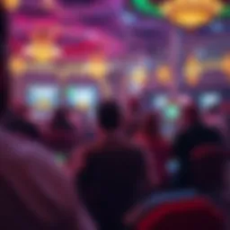 Casino event atmosphere filled with excitement