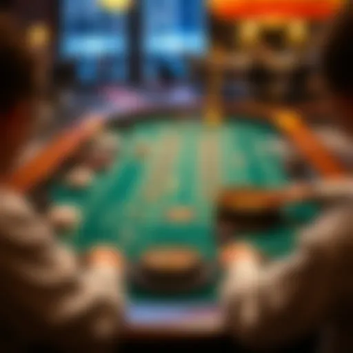 Casino Game Strategy Layout A strategic layout of a casino table game