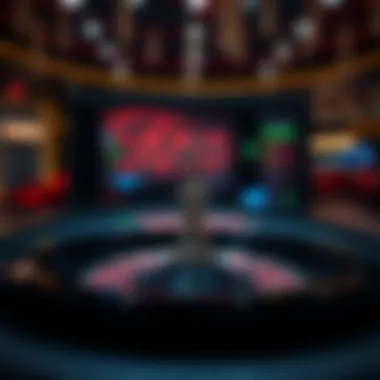 The Online Roulette Experience An immersive online casino interface displaying a live roulette game