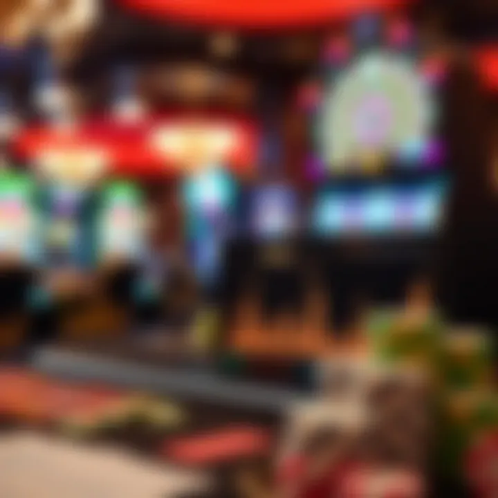 A graph representing the trends in casino gaming