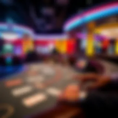 Engaging Games at Cebu Casinos Close-up of popular casino games like blackjack