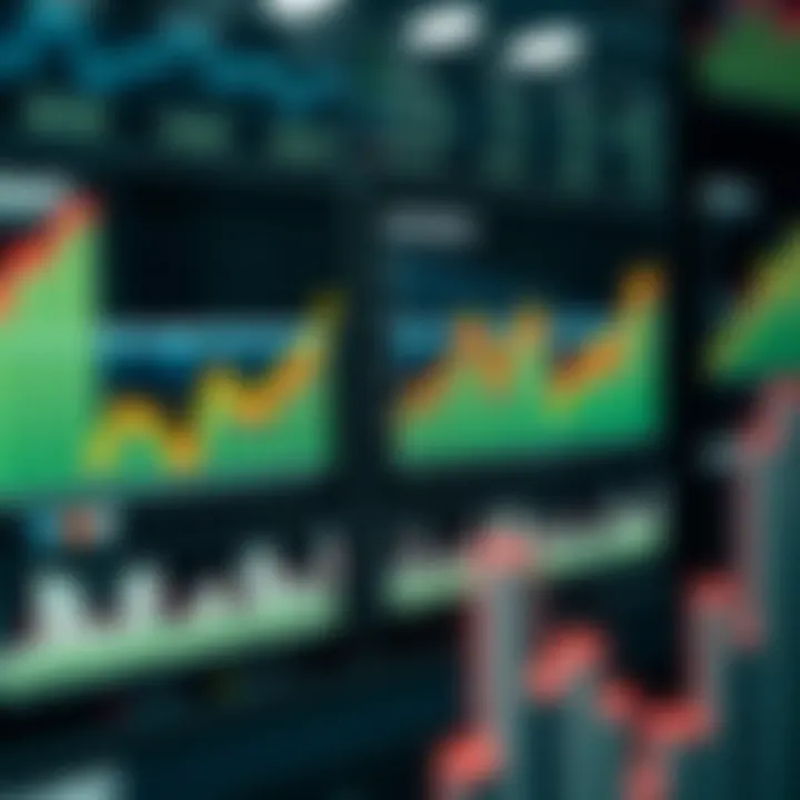 Graphs showcasing data trends in sports betting