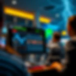 Illustration of the Evolution Lightning betting interface showcasing user engagement