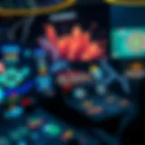 An immersive gaming interface showcasing various online casino games