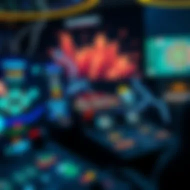 An immersive gaming interface showcasing various online casino games