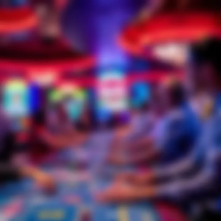 A captivating scene of an engaging live gaming session