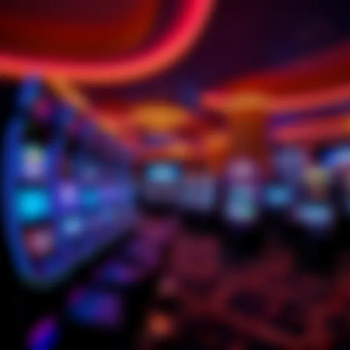 A vibrant representation of popular casino games available on the platform