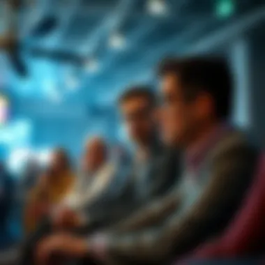 Insights from the Experts Expert discussing strategies with an engaged audience