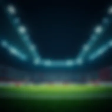 The Excitement of Live Football Betting A football match under bright stadium lights