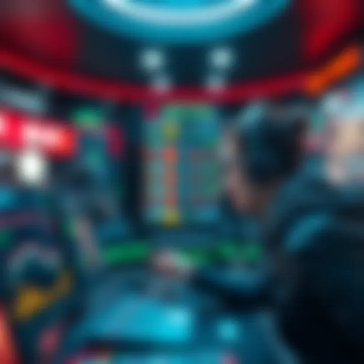 A futuristic concept of betting technology in an evolving market.