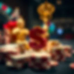 An abstract representation of casino bonuses and strategies.