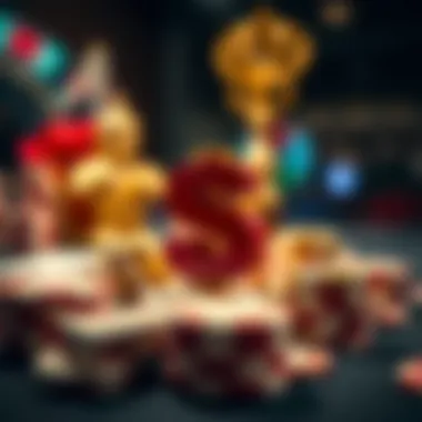 An abstract representation of casino bonuses and strategies.