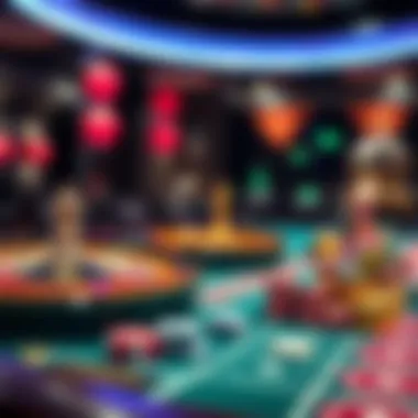 A visual comparison of different casino platforms and their offerings.