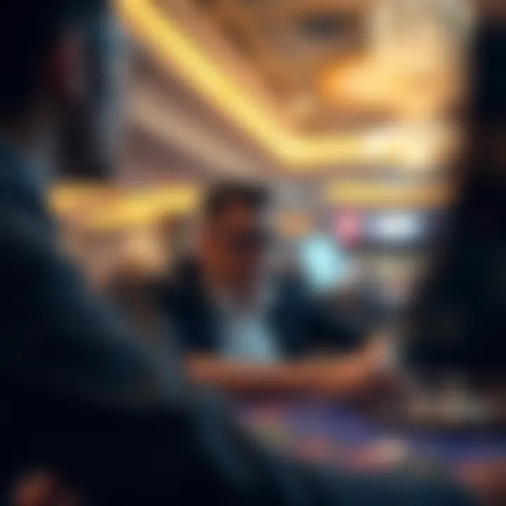 Mastering Strategies in Handy Casino User engaged in strategic betting