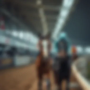 A visual representation of the social impact of horse racing in Korean culture