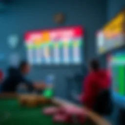 Visual representation of legal betting platforms
