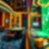 An immersive online casino environment showcasing a live dealer table.