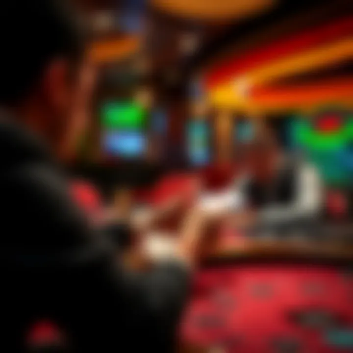Strategic Betting in Action Strategic betting approach being applied in a live dealer game.