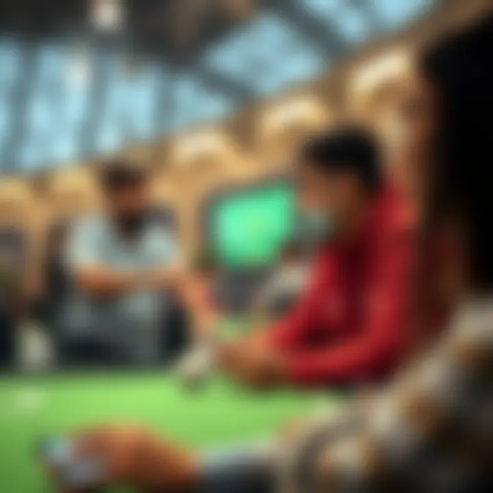 User Interaction in the Betting Ecosystem An infographic illustrating the interaction among users in the betting ecosystem.