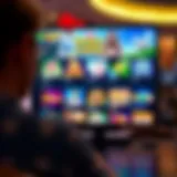 A modern online casino interface showcasing various games