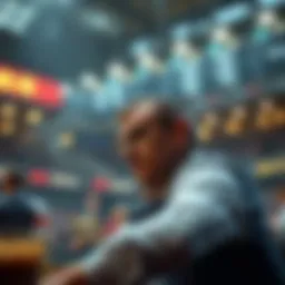 Illustration showcasing the role of an oddsmaker in betting markets