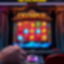 Visual representation of Olympus-themed slot game interface