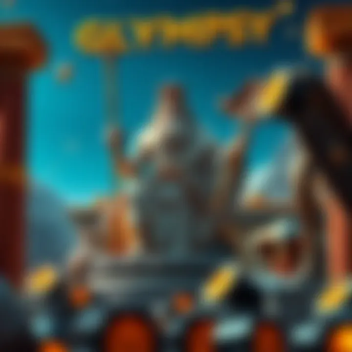 Greek Mythology Elements in Olympus Slot Artistic depiction of Greek mythology elements in the game