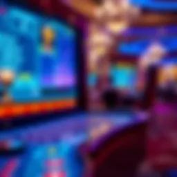Visual representation of an online baccarat game interface