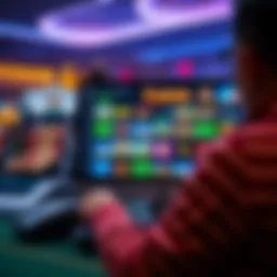 A captivating online casino interface showcasing various games