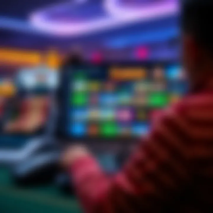 Exploring the Online Casino Experience A captivating online casino interface showcasing various games